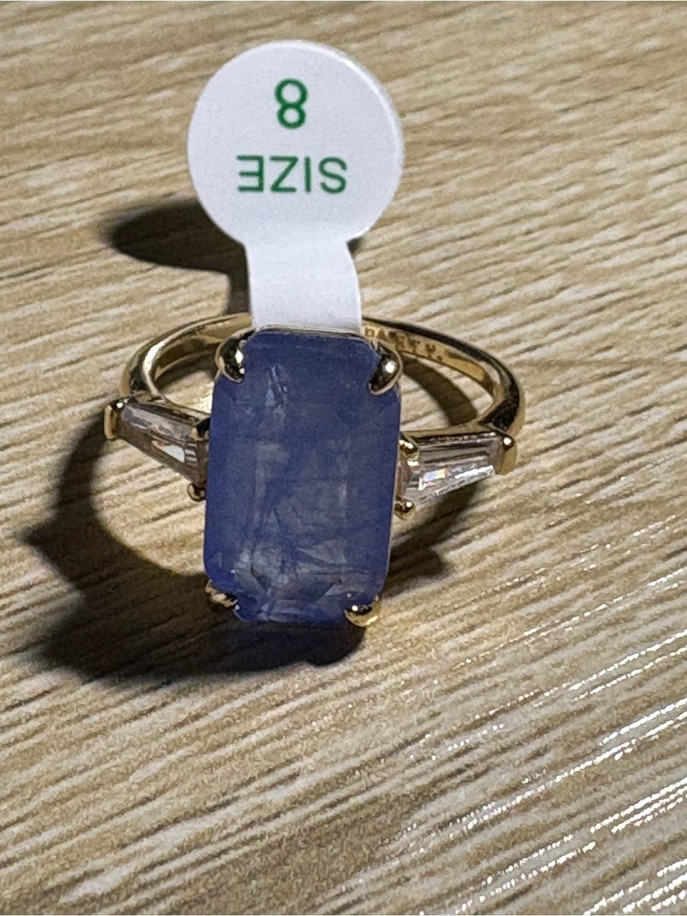 RG93740 A Cocktail Diva Ring – Cornflower Blue Quartz – Size 8